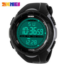 SKMEI 1025 Men Digital Watches Outdoor 3D Pedometer LED  50M Waterproof Diving Men Wristwatch Relogio